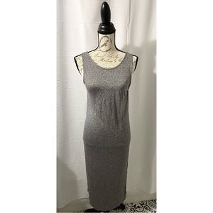 H&M Gray Low Back Dress